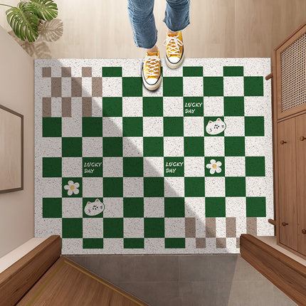 Home Fashion Floor Mat Checkerboard