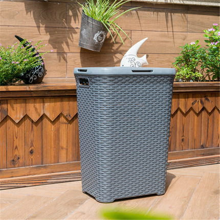 Plastic Rattan Woven Storage Anti-dirty Laundry