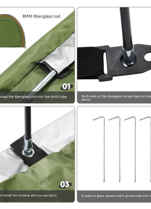 Bicycle Tent Storage Room Convenient