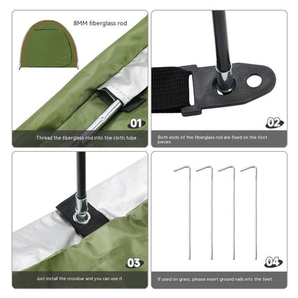 Bicycle Tent Storage Room Convenient