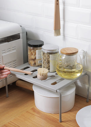 Estante retráctil para utensilios de cocina