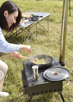 Portable Outdoor BBQ Wood Stove