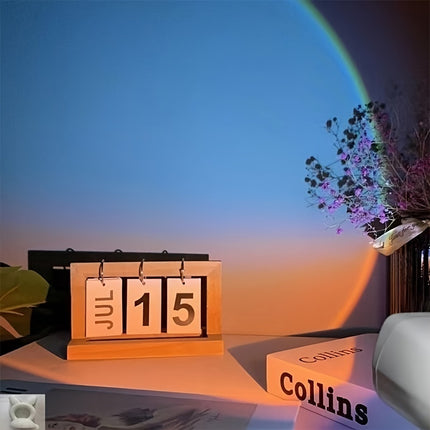Rainbow Sunset Light Projector Lamp Atmosphere Led Night Light