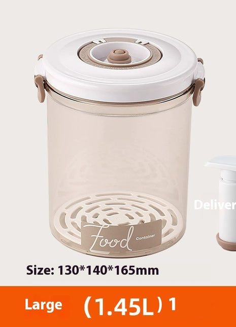 Caja de almacenamiento al vacío para alimentos con recipiente sellador al vacío gratuito para cocina