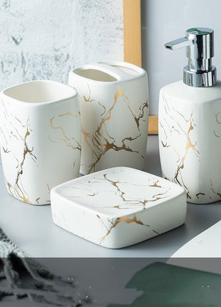 Lavar el baño, regalo, taza de enjuague bucal