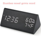 Bamboo wood green word