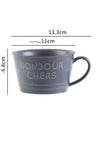 Grey breakfast cup