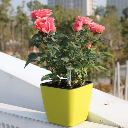 Smart absorbent plastic flower pot