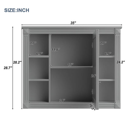 Wall Mounted Bathroom Storage Cabinet