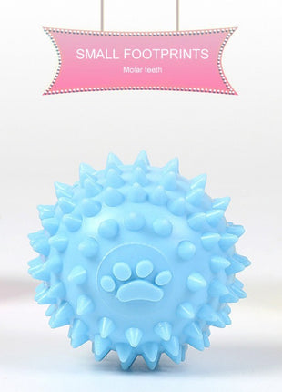 Juguete masticable para perros, pelota de goma interactiva