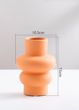Ceramic Vase Flower Nordic Minimalist Living Room Decoration