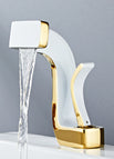 Blanco con oro
