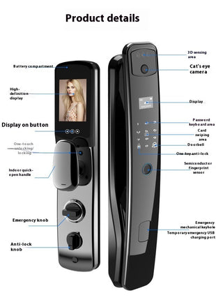 3D Face Recognition Smart Door Lock
