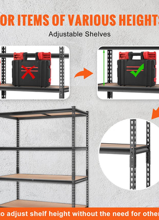 VEVOR 5-Tier Storage Shelving