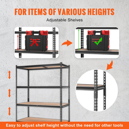VEVOR 5-Tier Storage Shelving