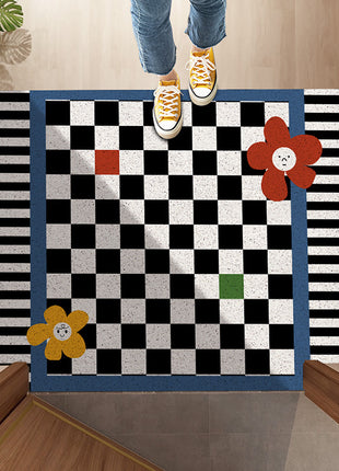 Home Fashion Floor Mat Checkerboard