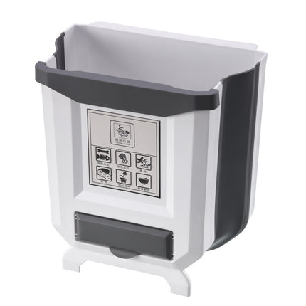 Foldable Wall-Mounted Trash Can