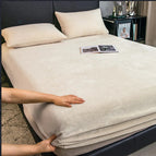 Blanquecino / Sábanas y fundas de almohada de 1,2 x 2 pulgadas