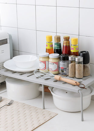 Estante retráctil para utensilios de cocina