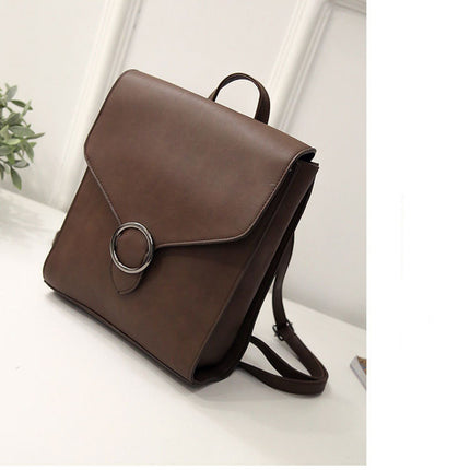 Korean retro college backpack