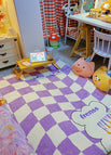 Purple / 0.6x1.2M / Dotted Plastic Bottom