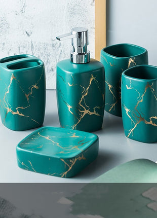 Lavar el baño, regalo, taza de enjuague bucal