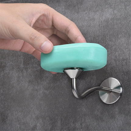 Jabonera magnética para baño tipo S