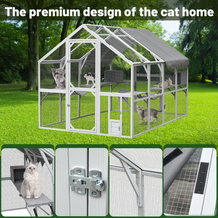 Large Outdoor Cat Enclosure