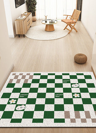 Home Fashion Floor Mat Checkerboard