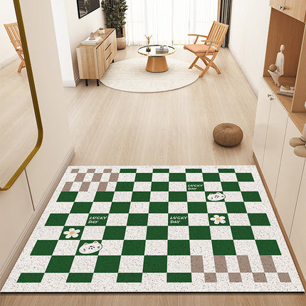 Home Fashion Floor Mat Checkerboard