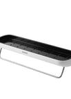Black With towel bar