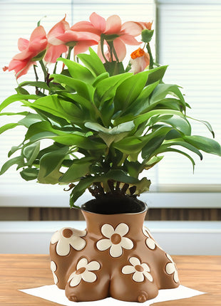 Creative Resin Body Art Flowerpot Home Home Decor