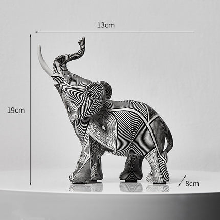 Creative Colorful Elephant Living Room TV Cabinet Wine Cabinet Hallway Partition Home Decoration