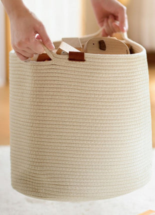Laundry Basket Woven Cotton String