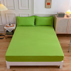 Green / Fitted sheet 120x200x27cm