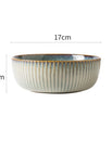 Marrón / tazón de fideos / 6,7 pulgadas