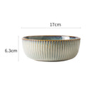 Marrón / tazón de fideos / 6,7 pulgadas