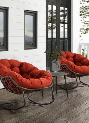 Outdoor Rattan Rocking Chair