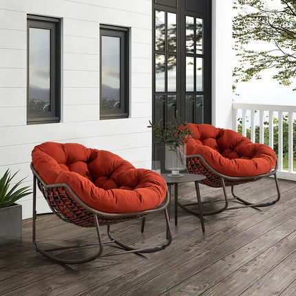 Outdoor Rattan Rocking Chair
