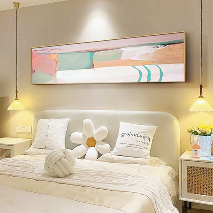 Pink Bedroom Bedside Decoration Abstract
