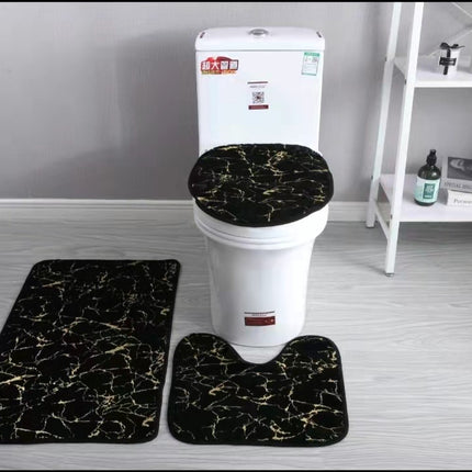 Three-piece Toilet Set Bathroom Mats