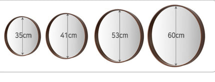 Bathroom Solid Wood Simple Mirror