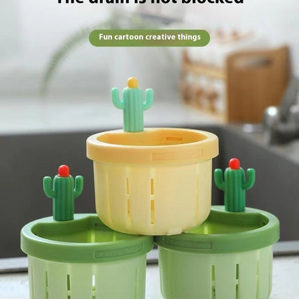 Filtro de fregadero Cactus para cocina, innovador filtro de malla