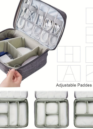 Travel Electronics Organizer Bag