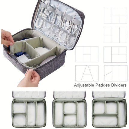 Electronics Organizer Travel Cable Organizer Bag