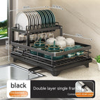 Black Large Double Layer