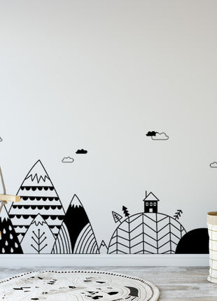 Waistline Children Room Wall Sticker