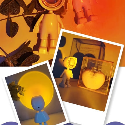 Rainbow Sunset Light Projector Lamp Atmosphere Led Night Light