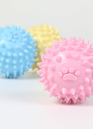 Juguete masticable para perros, pelota de goma interactiva