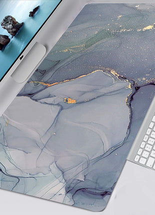 Extended Marble Desk Mat